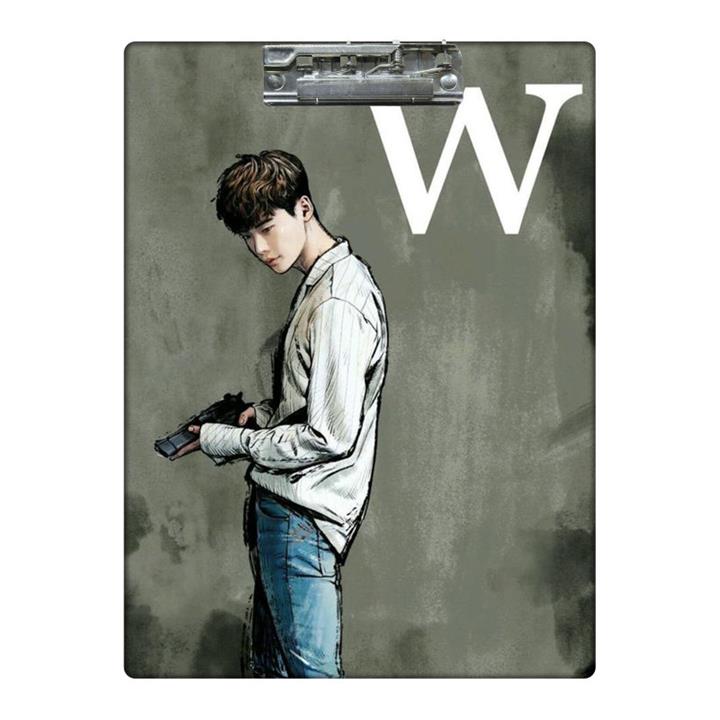 تخته شاسی طرح سریال کره ای دبلیو دو جهان کد  8032449 سایز A4